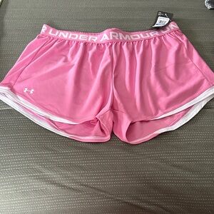 Under Armour Women's Athletic Pink Shorts